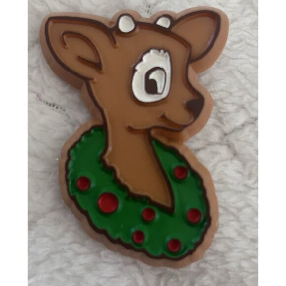Vintage Hallmark Reindeer Christmas Holiday Brooch Pin Teh4-30 - Picture 1 of 3